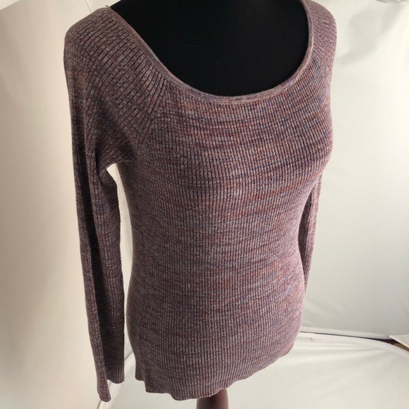 Design Lab multicolor lightweight long sleeve knit sweater L - Picture 2 of 7